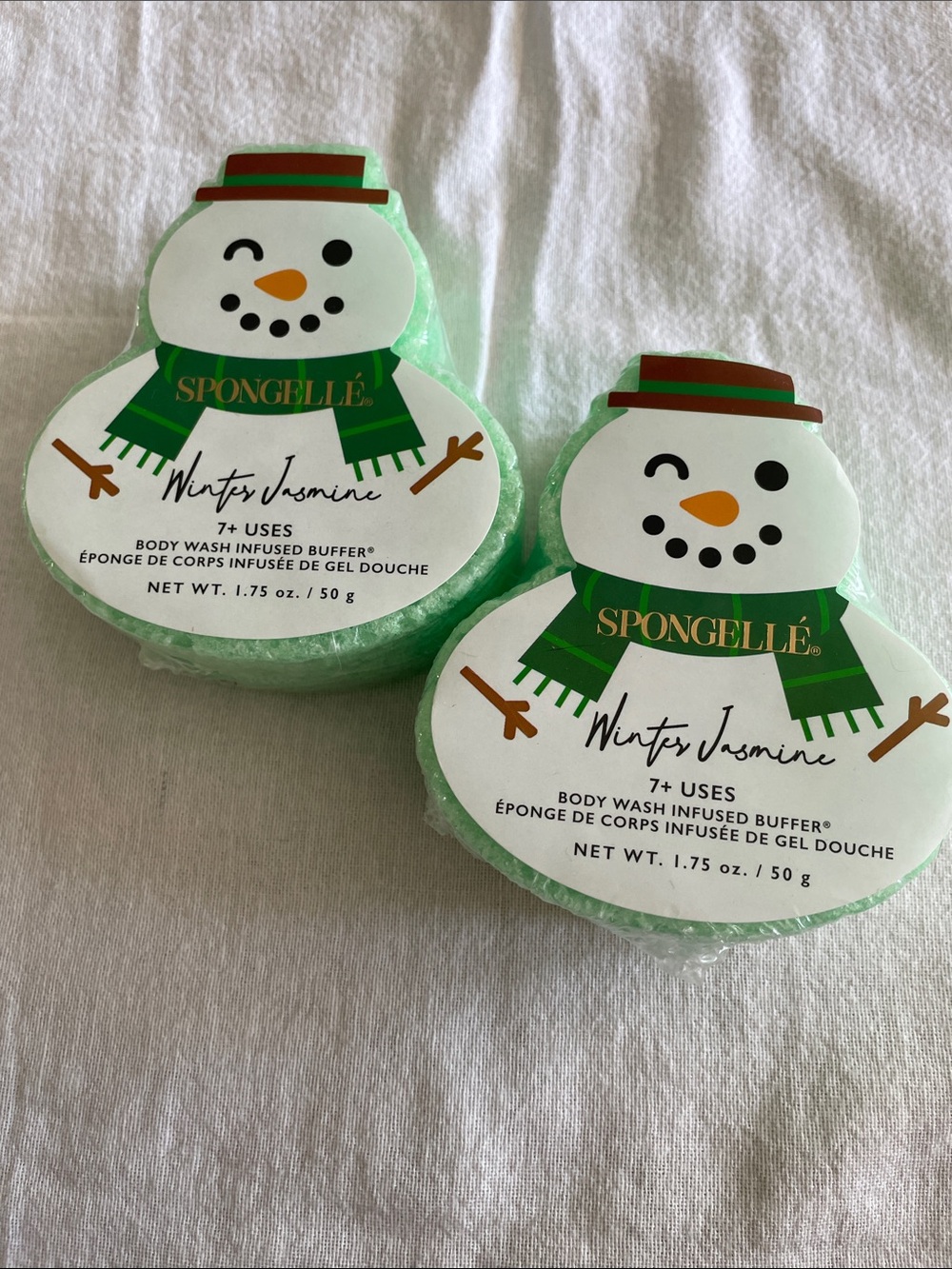 Spongelle Winter Jasmine Body Wash Infused Buffer